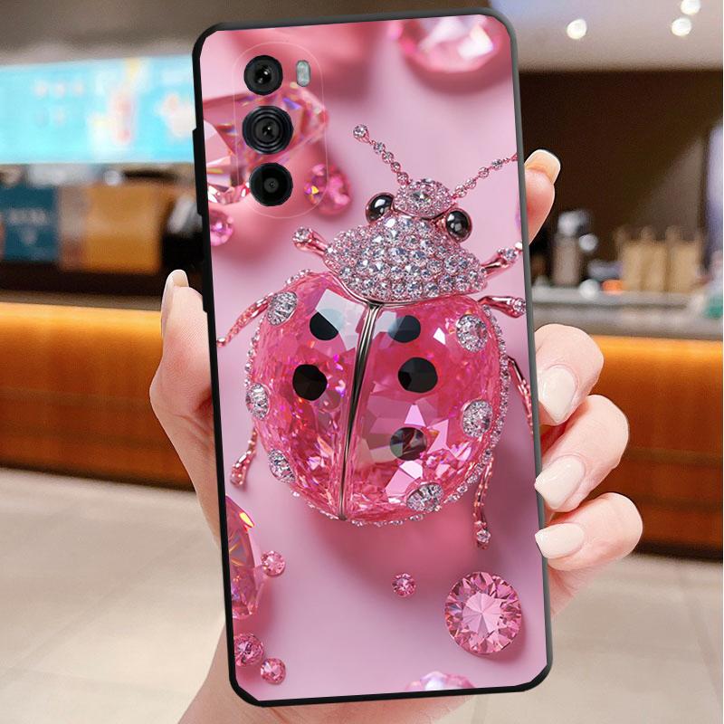 Pink Aesthtic Phone Case For Motorola Edge 50 40 Pro 60 50 40 30 Ultra Neo Fusion Moto G Play G Stylus G Power G