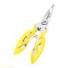 A1A2 Curved Mouth Fishing Pliers Hook Remover Braided Fishing Line Cutter Split Rings Pliers Fishing Tackle Multitool