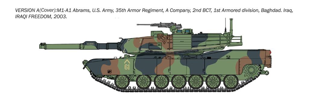 Italeri War Thunder M1A1 Abrams Plastic Model IT35108 1/35 (Tank)