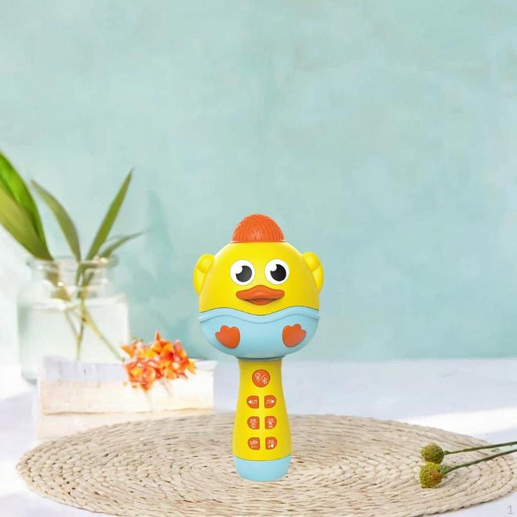 Kids Toy Cartoon Small Compact Mic Music Toys for Toddlers Picnic Shower