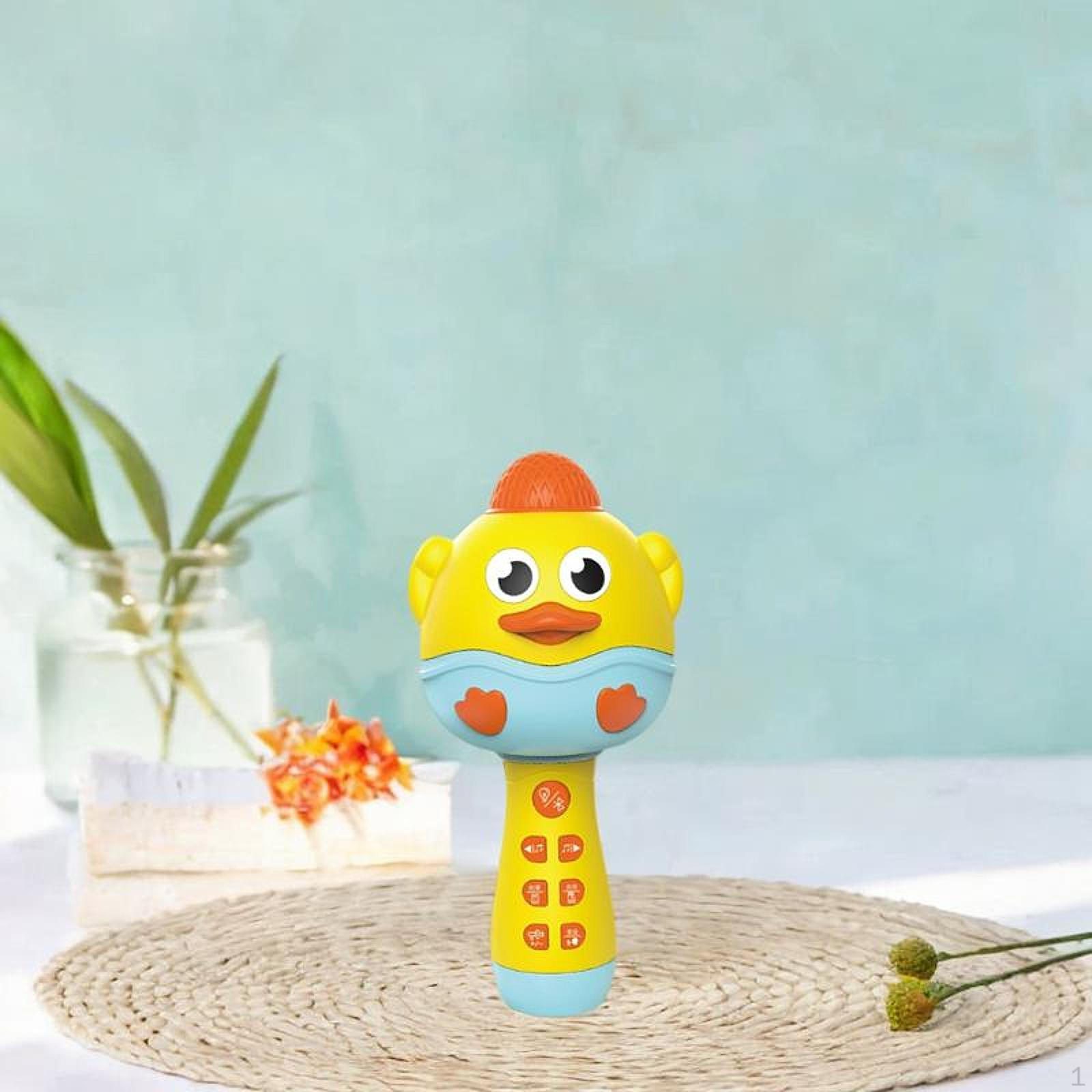 

Детская игрушка Мультяшный Маленький Компактный Микрофон Музыкальные Игрушки для Малышей Пикник Душ жёлтый