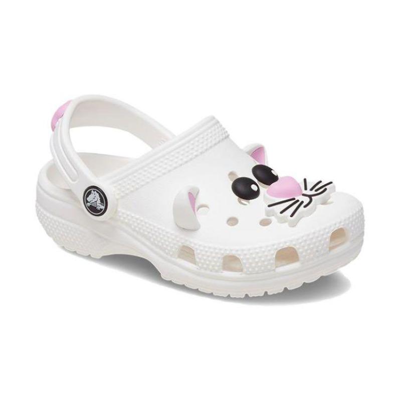Crocs Resin Versatile Fashion Kids Sandals White 210015-1NG
