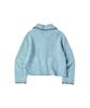 Comoninoz W Boucle Sweater Cardigan [Sky Blue]