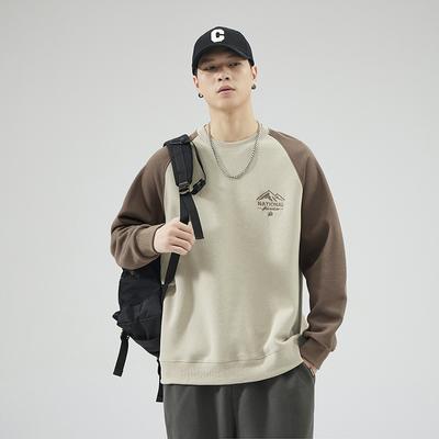 Autumn And Winter Men'S Thickened Integrated Fleece Sweater, American Trendy Brand Loose, Popular Thermal Tops This Year
