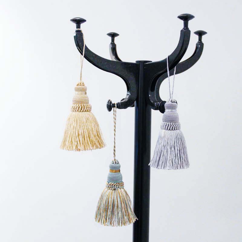 BELAVENIR Colorful Tassel Key Tassel Hanging Rope Silk Tassel Fringe Tassel Trim Garment Decoration DIY Accessories for Curtain and Home Decoration