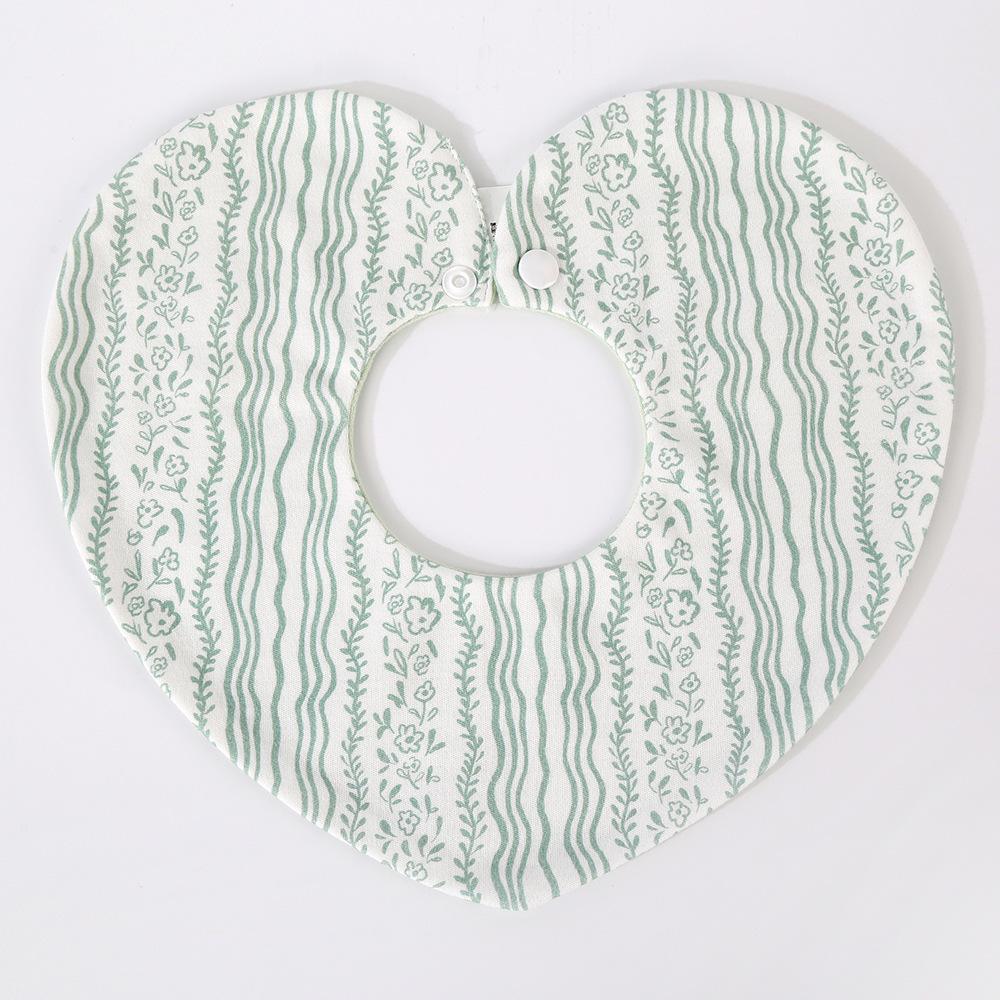 Korean Style Cotton Baby Bib - Double-Sided & Versatile for 0-2 Years