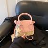 Fashi Boho Cute Straw PU Shoulder Bag for Women Starfish Charm Woven Top Handle Bag Summer Beach Vacati Raffia Crossbody Bag