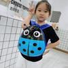 Duck Chicken Bee Elephant Ladybug Patterns Animal Backpack Kids Gift Schoolbag