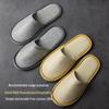 Star Hotel Bed & Breakfast Non-Slip Disposable Slippers - Customizable Logo