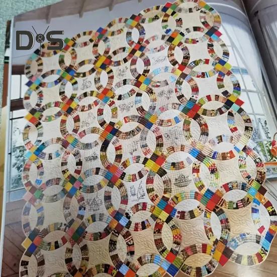 Reusable Quilting Templates Set Double Wedding Ring Quilt Templates Multifunctional Quilting Gauge Sewing Ruler for Crafting Sewing Lovers