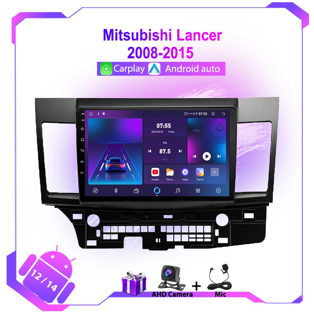 

WIFI 4G автомобильное радио для Mitsubishi Lancer 2008-2015 IPS мультимедийный видеоплеер Android Auto Stereo GPS навигация Авторадио