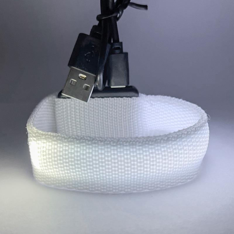 Luminous LED Sports Wristband: Glowing Bracelet for Night Running, Parties, Concerts