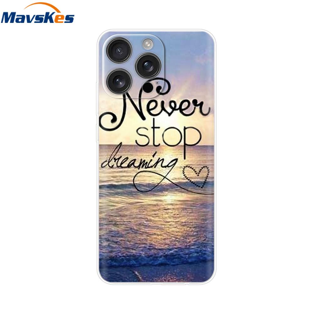 For iPhone 16 Pro Max Case Shockproof Silicone Bumper For Apple iPhone 16 Pro Max Plus Cover Soft TPU Phone Protector Shell Para