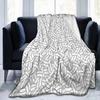 Volleyball Print Flannel Blanket Bedspread Nap Blanket Sports Theme Blanket
