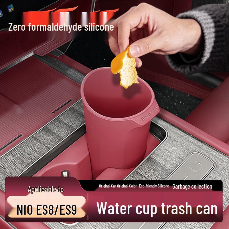 Compatible Trash Storage Bag & Cup Holder for 26 Nio ES8 & ES9 Models - Interior Accessories