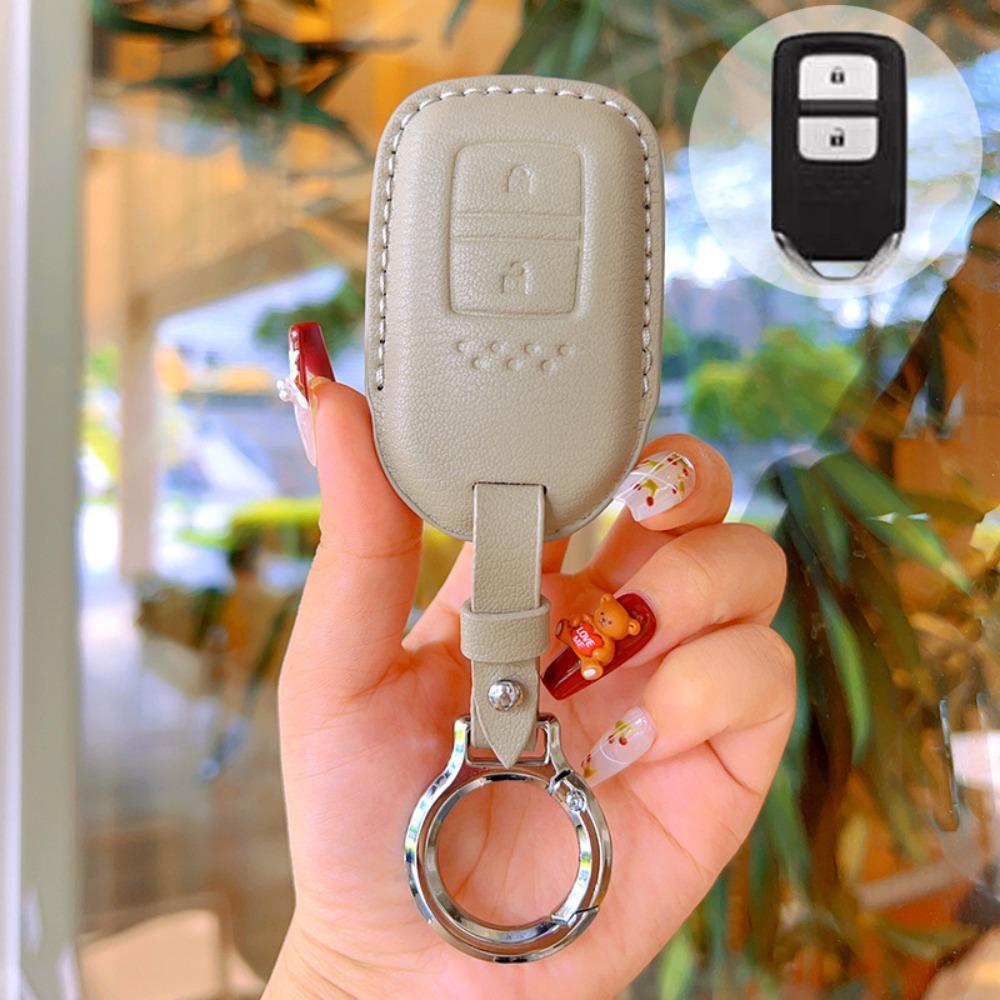 Handmade for Honda Accord Key Cover Genuine Leather Civic Key Case Car Accessories