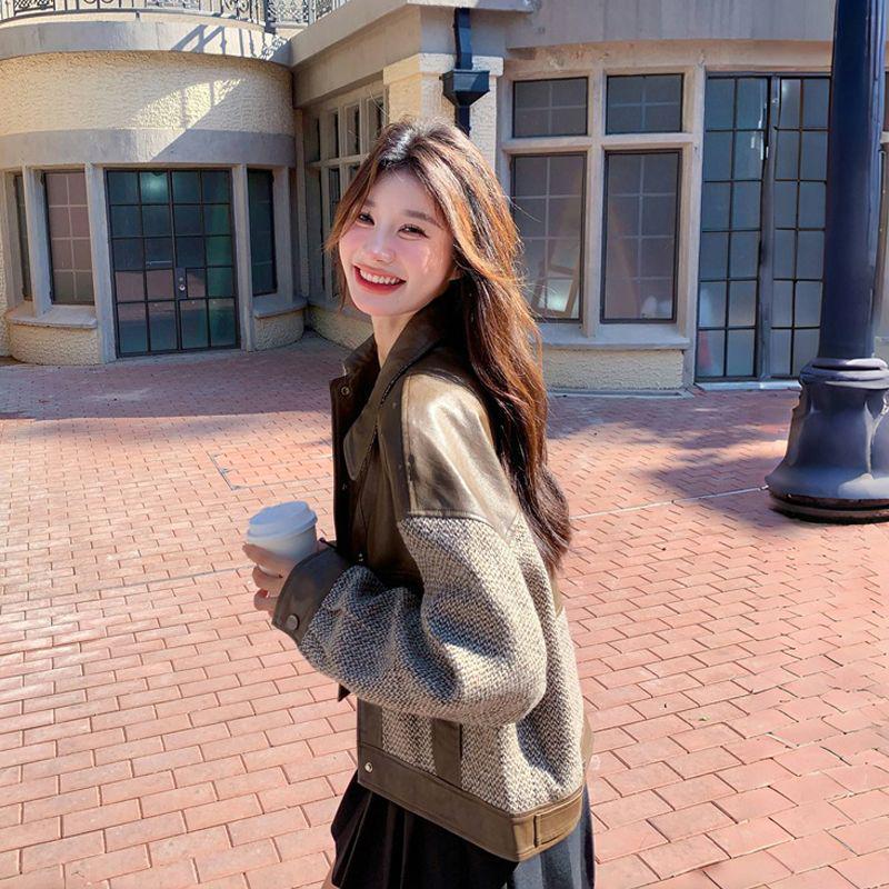 2025 Myllard Women's Versatile Leather Jacket - Stylish Loose Fit for Autumn and Spring