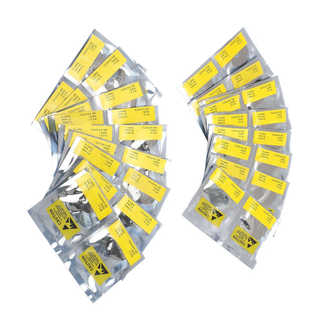 1900PCS O Ring Watch Back Gasket Rubber Washers Set 0.5mm and 0.6mm Thickness 38 Sizes Watch Gaskets Kit Replacement O