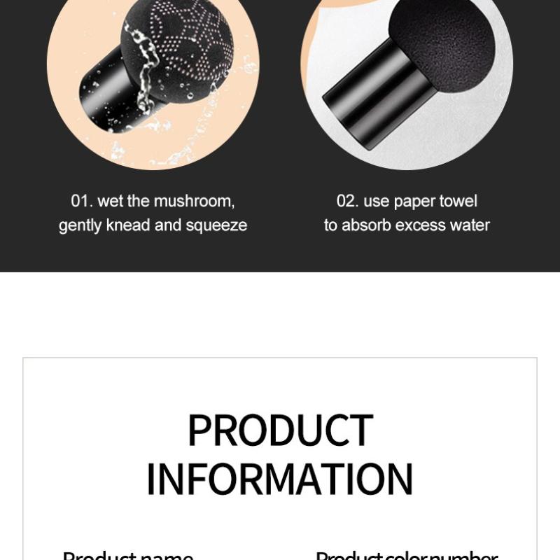 Makeup, Vitamin C Mushroom Air Cushion 20g Hydrating Light and Breathable BB Cream