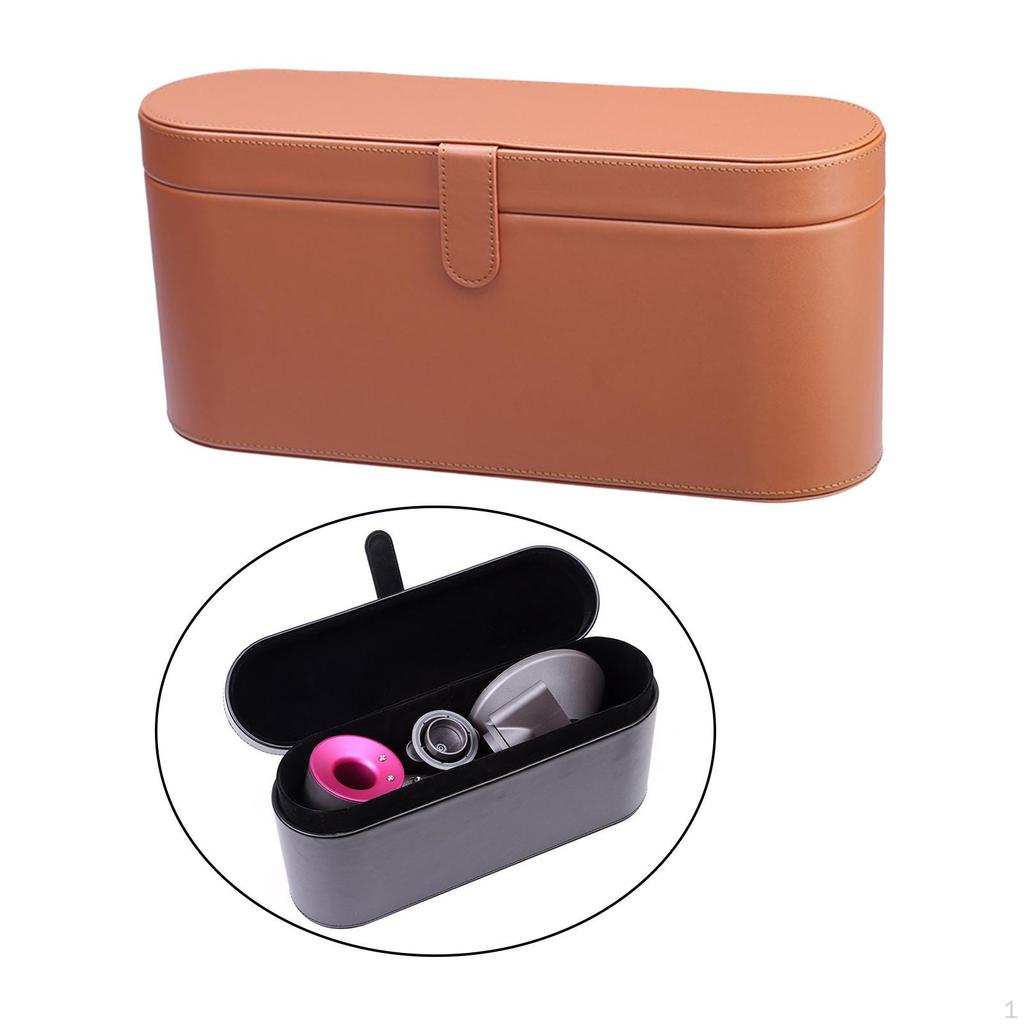 Travel Hair Dryer Storage Box Case Air Brush and Attachments, with Handle Magnetic Flip Bag Only