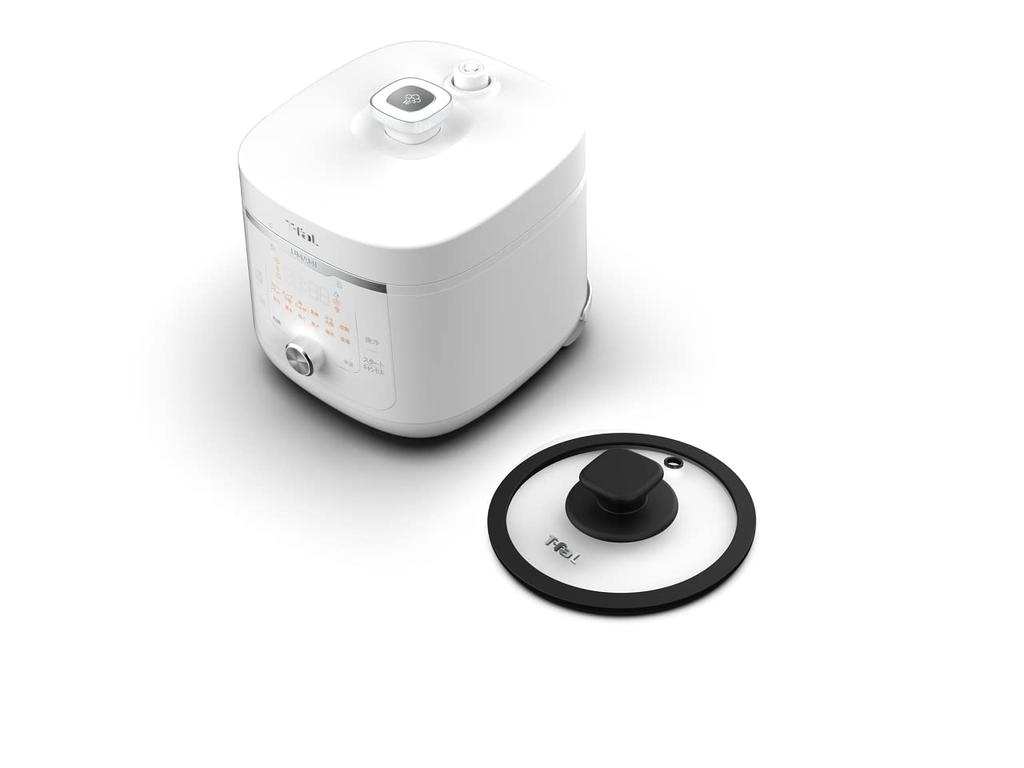 Tefal Electric Pressure Anhydrous 12 Glass Lid Cooker Unique Stew White CY3611JP Cooker, Cooking, 4L, Functions, Included, "Lakura Umami" Pot,