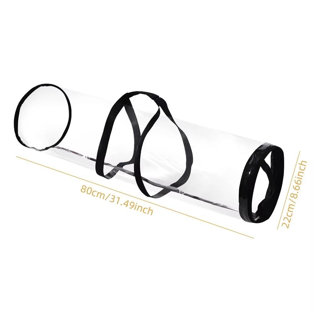 Przezroczysta torba do pakowania prezentów z uchwytem, przechowywanie pod łóżkiem, nowa torba do przechowywania papieru do pakowania