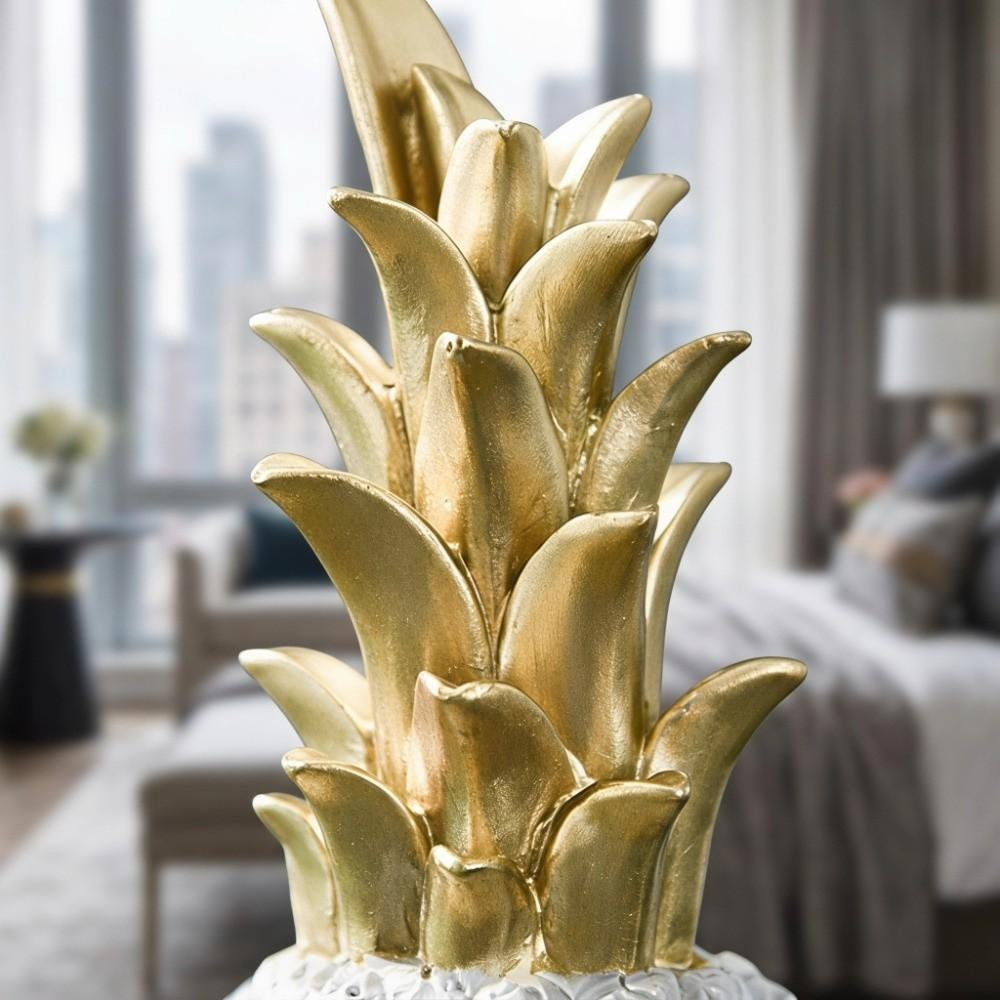 Embossed Texture Surface Resin Pineapple Table Ornament Tv Stand Desktop Ornament