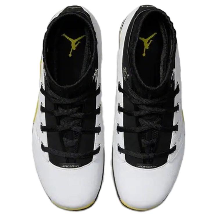Jordan Air Jordan 17 Cushioning Slip Resistant Abrasion Resistant High top Vintage Basketball Shoes Unisex White FJ0395-100-
