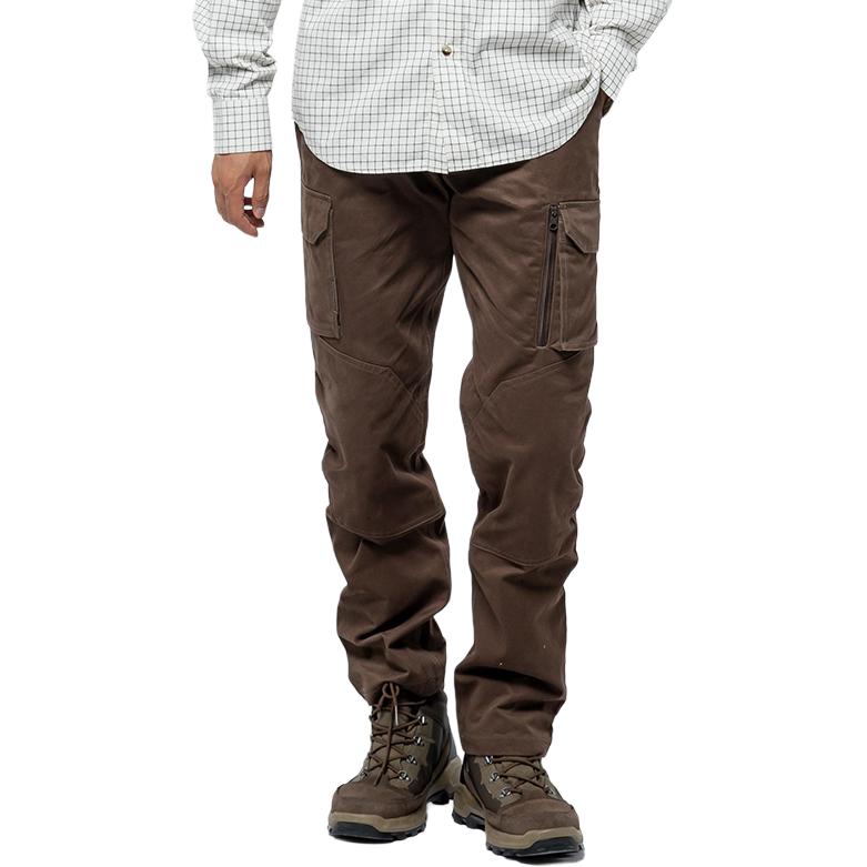 Decathlon 520 Series Solid Color Loose Workwear Micro Stretch Mid-Rise Slacks Men's