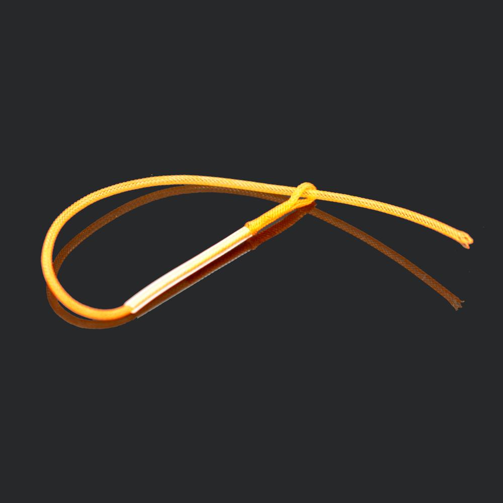 MNFT 12 Stuks Hoge Sterkte Vliegvissen Lijn Lus Connector 20LB/30LB/50LB Nylon Gevlochten Leader Lusjes Voor Vlieglijn