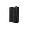 VidaXL Garde-robe pliable Noir 110 x 45 x 175 cm