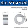 M8M10 Aluminum Alloy Thickened Round Hollow Spacer Sleeve