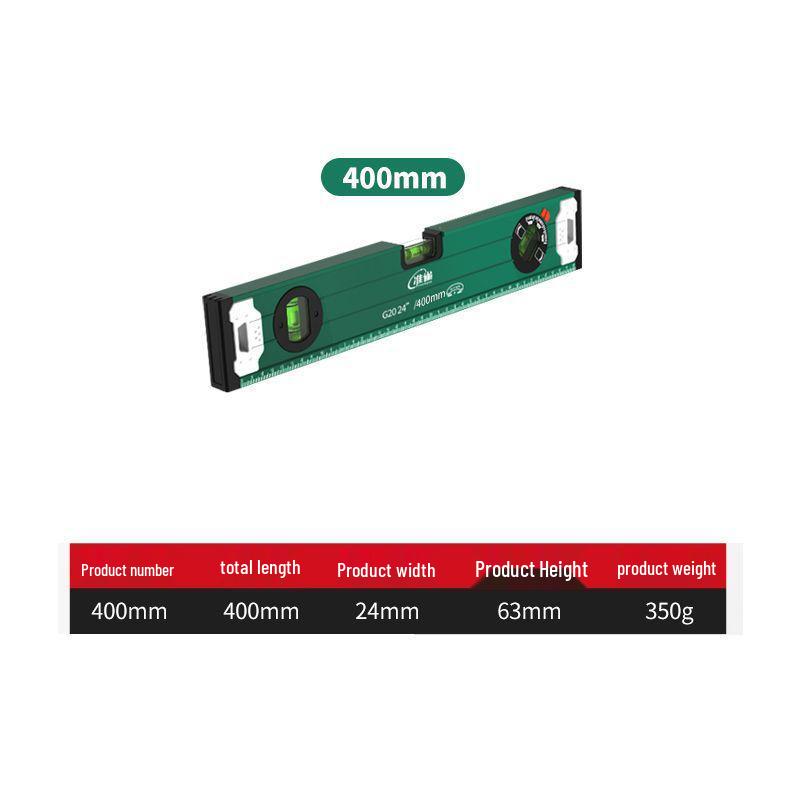 High-Precision Magnetic Aluminum Spirit Level Tool for Accurate Measuring and Balance.