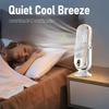 1pc, Rechargeable Portable Fan, Large Battery Dual Motor Home Compact Air Cooler, 5 Speed Air Cooling Fan 720° Surround Blower