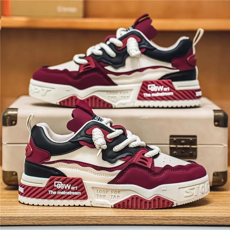 Design of Youth Men's Shoes High Quality Shoes Tide Shoes Sports Casual Shoes Men's Shoes Large Size Wear-resistan Fashionable