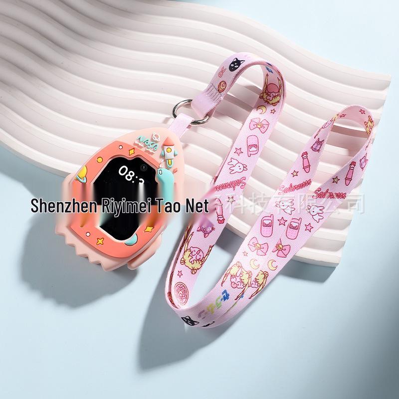 

Child s Redmi Phone Pendant: Silicone Cartoon Lanyard and Anti-Fall Protective Case Compatible with: Redmi Children s Watch