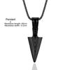Cross-Border Men's Indian Arrow Titanium Steel Hip Hop Punk Necklace