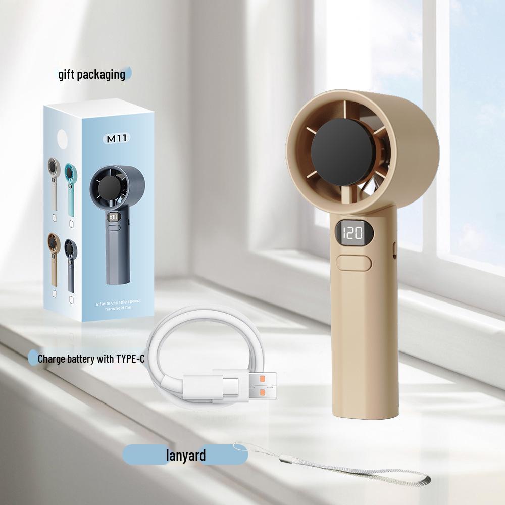 High-Speed Rechargeable Portable Handheld Fan – 120-Speeds, Powerful Wind for Outdoor Use