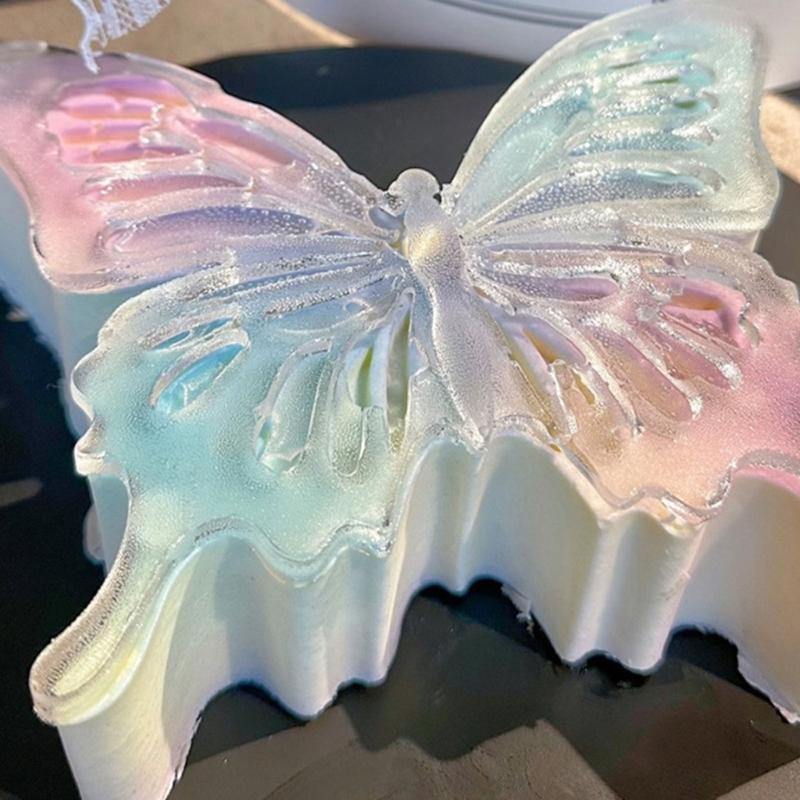 Heat Resistant Silicone Mold for Butterfly Shape Dessert Nonstick Kitchen Bakewares Pastries Baking Mold