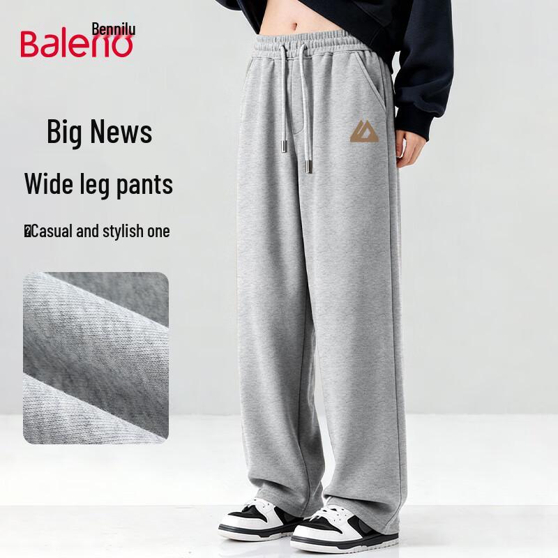 

Baleno Men s American High Street Wide-Leg Casual Pants XL