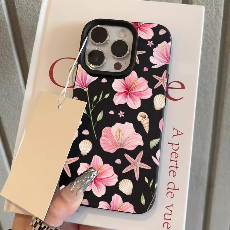Sweet Lily Flower Lychee Pattern Phone Case For iPhone 17 16 15 14 13 12 11 Pro Max 16e 17e X XR XS Max Shockproof Soft Cover