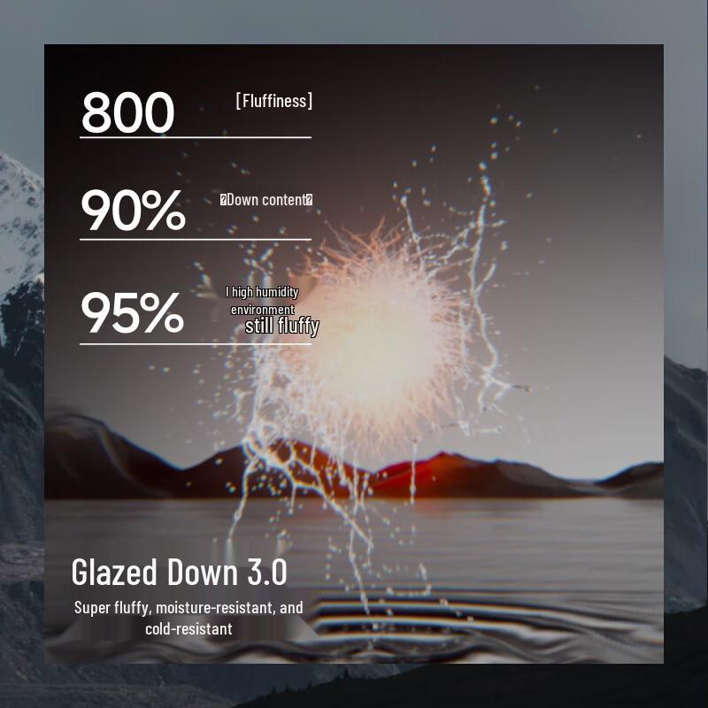 Beneunder Women's Windproof Hardshell Mid-Length Down Jacket