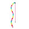 1PC Funny Cat Toy Caterpillar Cat Teaser Wand Interactive Toys   Feather Colorful Rod Teaser Wand Pet  Supplies