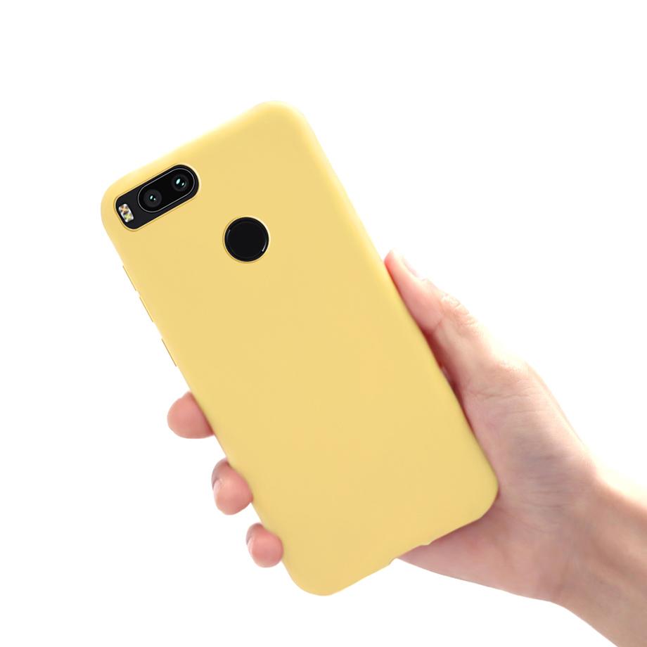 

For Xiaomi Mi A1 Mi 5x Case Silicon Soft Matte TPU Phone Cases Back Cover For Xiaomi Mi 5X A1 Mi5X MiA1 Bumper Coque Fundas Capa Xiaomi Mi 5X жёлтый