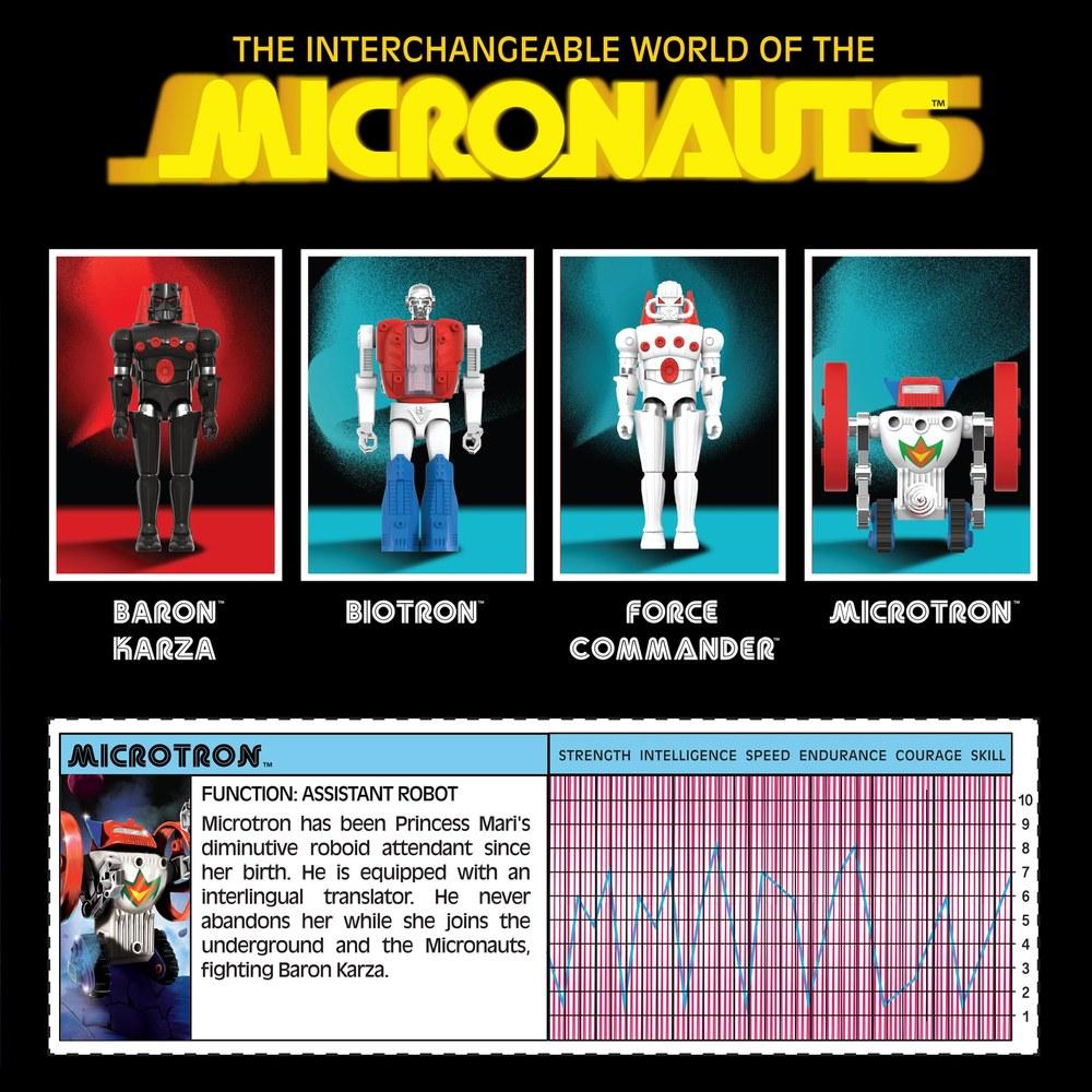 Super7 Micronauts Reaction+ Wave 02 Force Commander Action Figure