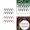 10Pcs Screw In U Hooks Garage Workshop Storage Hooks Wall Mounted for Rake Tennis Racket Equipment Utility Hooks Tool Holders