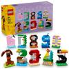 LEGO 40807 Geburtstagszahlen - Tier-Kuchenfiguren zum Zusammenbauen - Deko