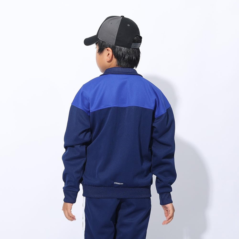 Adidas Essentials TIB Size Dark Blue Size 160 Kids' Warm-Up Jacket, Unisex, JSY39, (IS5172),