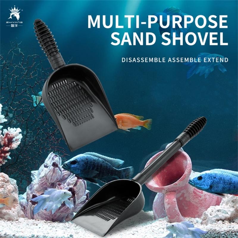 Fish Tanks Cleaning Shovel Gravel Sand Shovel Aquariums Cleaner Scraper Scooper