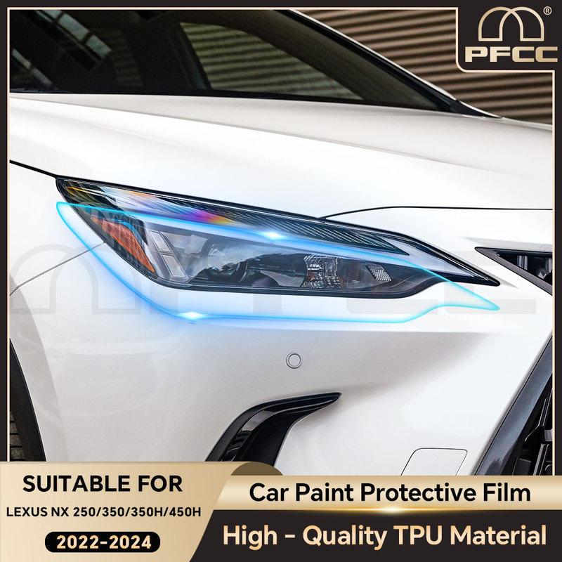 TPU Headlight Film for Lexus NX 250 350 350H 450H 2024 Clear Pre Cut PPF Scratch Car Paint Protection Film Accessories